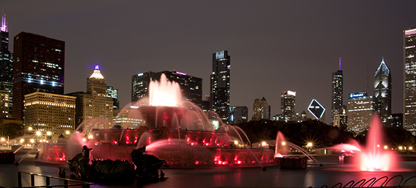 芝加哥白金汉喷泉(Buckingham Fountain)